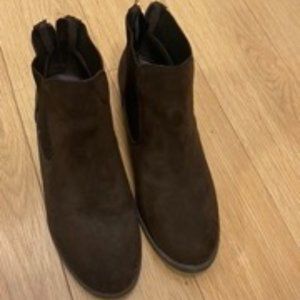 Brown Heeled Ankle Boot